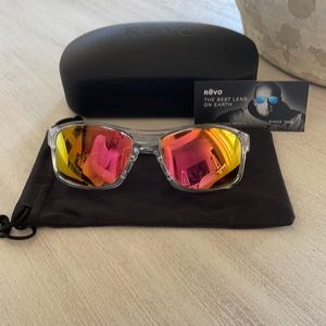 REVO Men’s Sunglasses Crystal Frame with Spectra Lenses